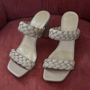 a new day Braided Tan Women's Heels
